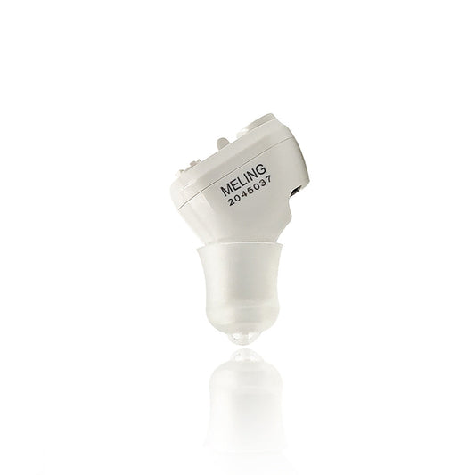 JMT-379466 Mini Rechargeable Invisible Digital Hearing Aid with Adjustable Sound Amplifier for Enhanced Hearing for Seniors