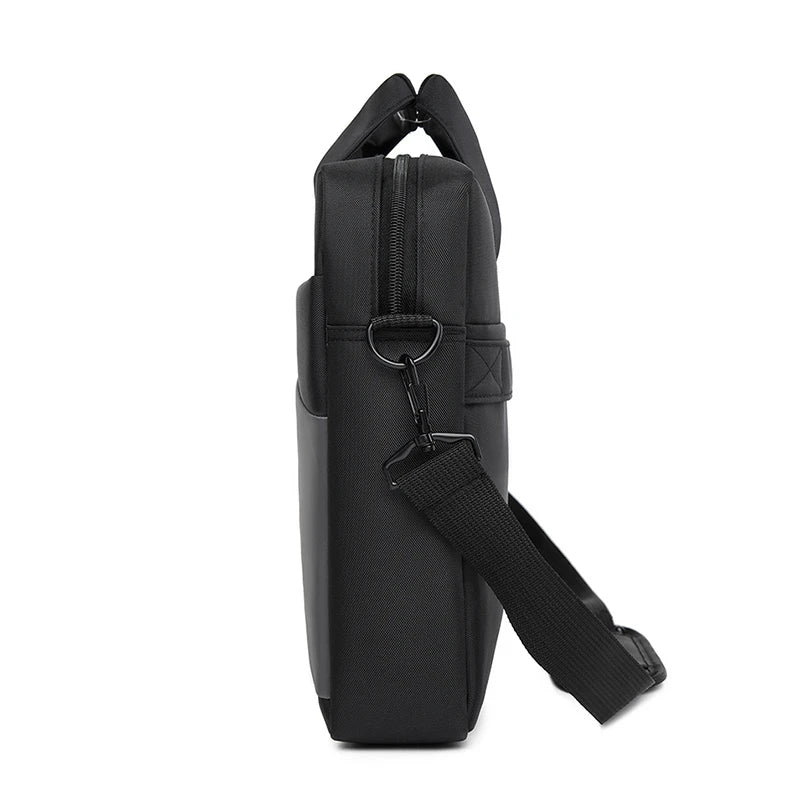 JMT-379466 Waterproof Single Shoulder Laptop Bag Made of Durable Polyester and Nylon for Travel and Work