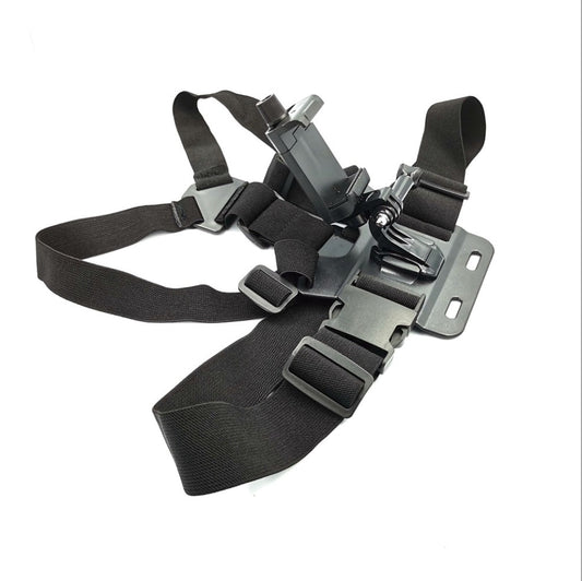 JMT-379658 Adjustable Chest Strap Clip for Mobile Phones and Sports Cameras, Fits 4-6 Inch Devices, Made of Plastic and Nylon