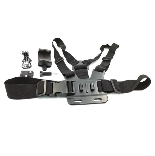 JMT-379658 Adjustable Chest Strap Clip for Mobile Phones and Sports Cameras, Fits 4-6 Inch Devices, Made of Plastic and Nylon