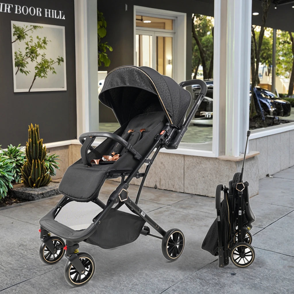JMT-379658 Lightweight 2 in 1 Foldable Baby Stroller and Pushchair for Infants