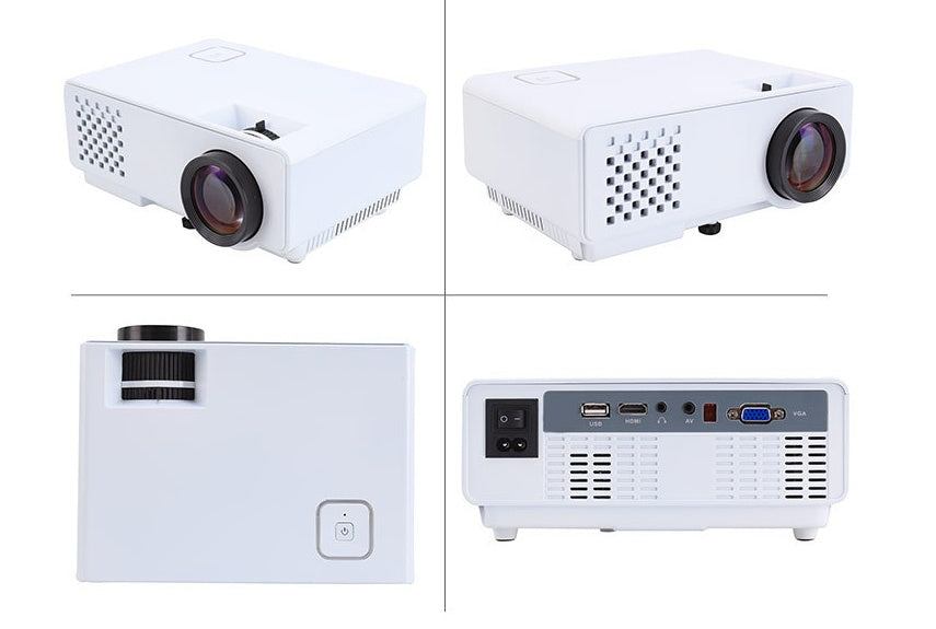 JMT-379978 Compact Mini Projector RD-810 - 800x480 Resolution for Home & Outdoor Use
