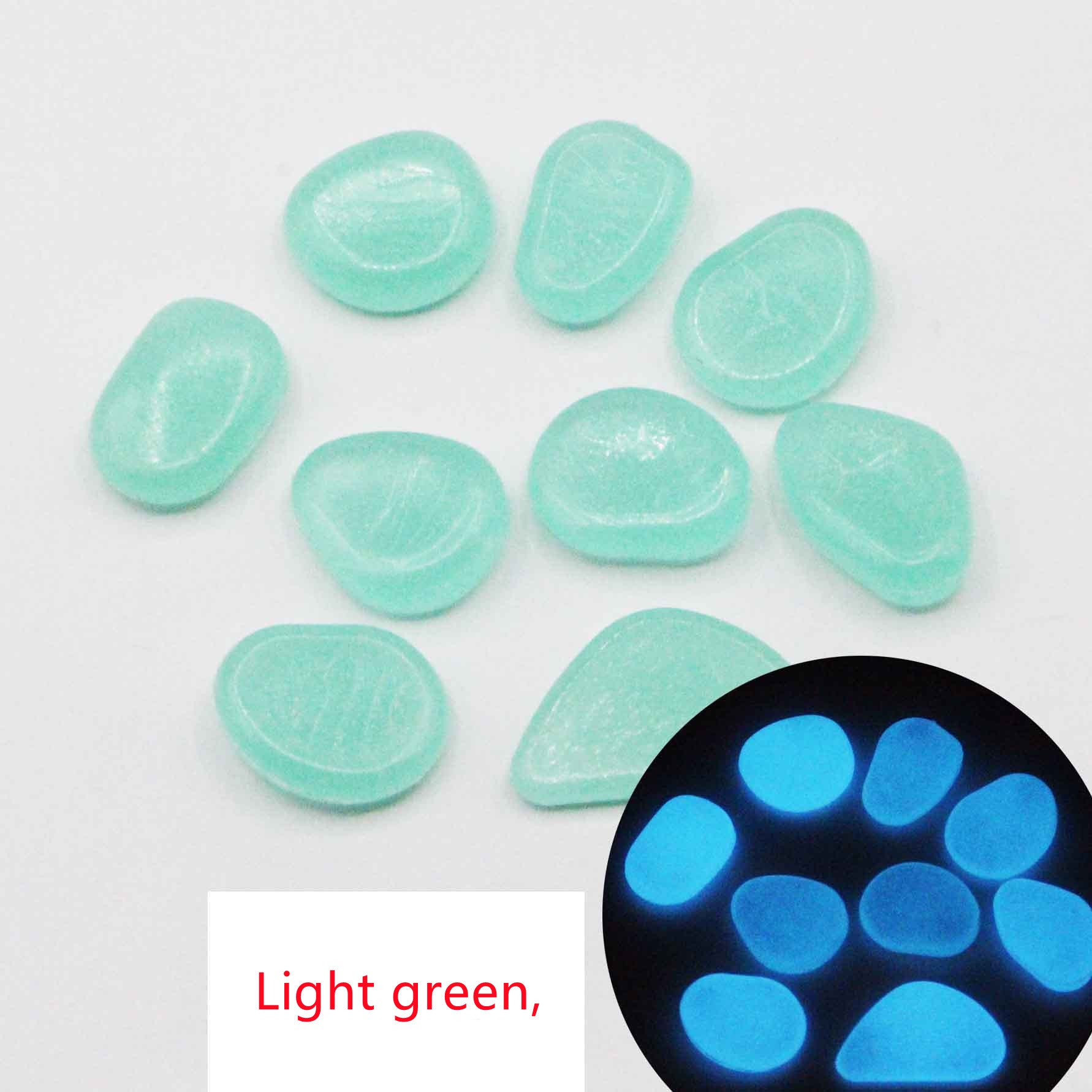 JMT-379978 Luminous Fluorite Pebbles for Night Fishing – Durable and Attractive Artificial Stones for Enhanced Bait Visibility
