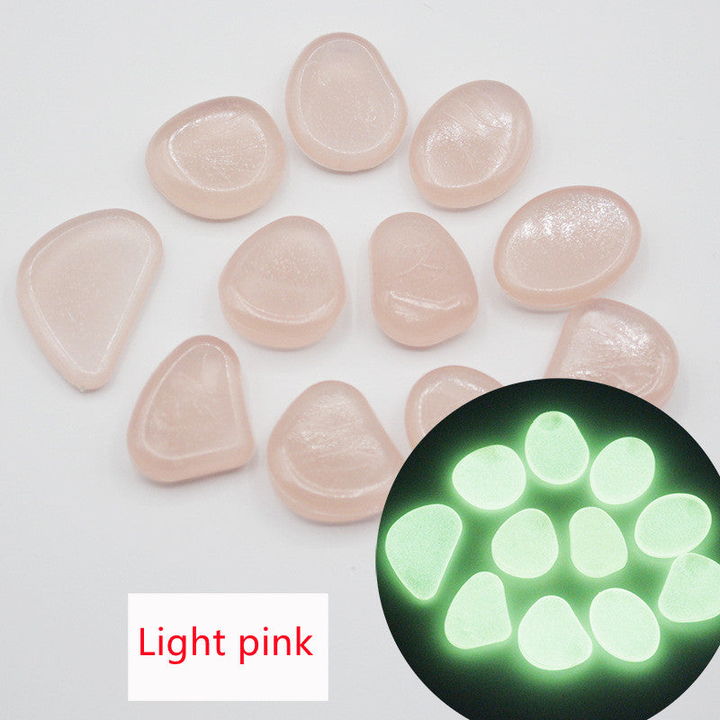 JMT-379978 Luminous Fluorite Pebbles for Night Fishing – Durable and Attractive Artificial Stones for Enhanced Bait Visibility