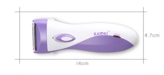 JMT-380042 High-Speed Shaving Hair Removal Device with Triple Blades and Anti-Clip System