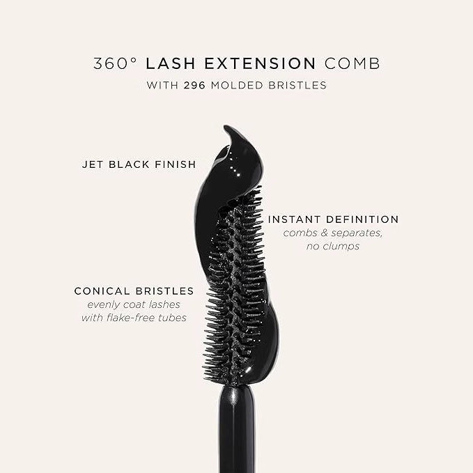 JMT-380234 Long Curling Mascara in Black and Brown - Smudge-Resistant Formula