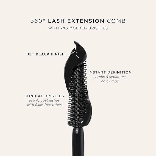 JMT-380234 Long Curling Mascara in Black and Brown - Smudge-Resistant Formula