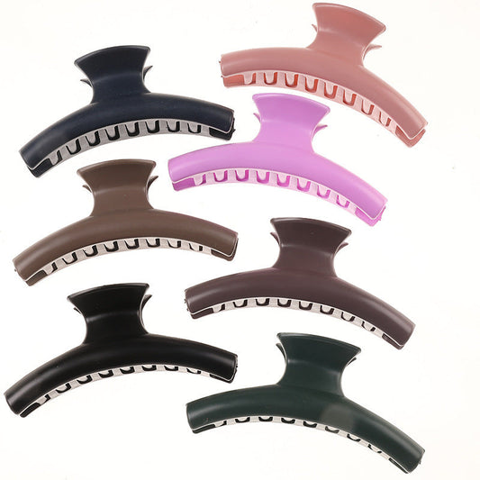 JMT-380490 Colorful Large Claw Clip for Women - Durable Plastic Hair Clamps & Accessories