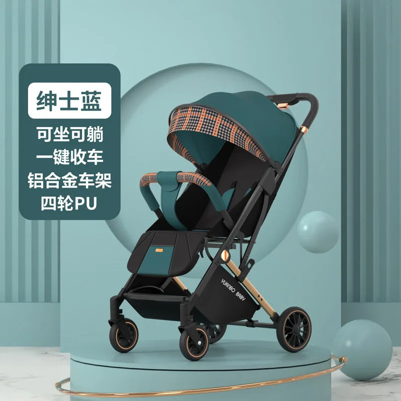 JMT-381130 Two-Way Baby Stroller with Cotton Fabric for Ages 6 Months to 3 Years