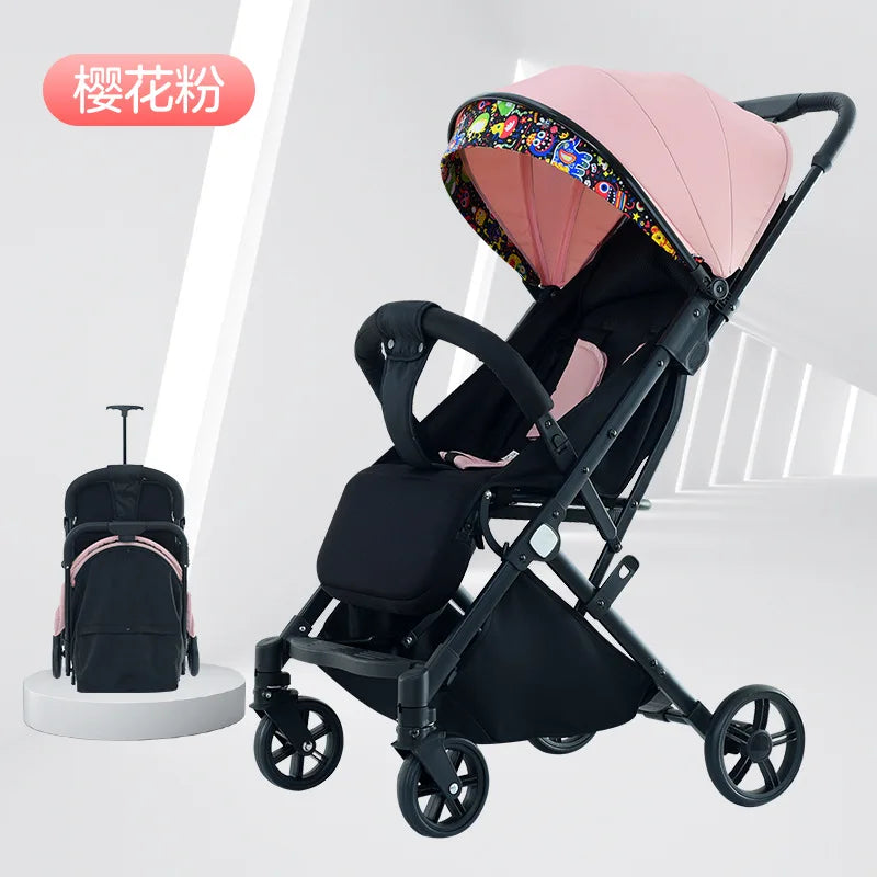 JMT-381130 Two-Way Baby Stroller with Cotton Fabric for Ages 6 Months to 3 Years