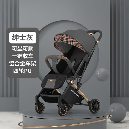 JMT-381130 Two-Way Baby Stroller with Cotton Fabric for Ages 6 Months to 3 Years