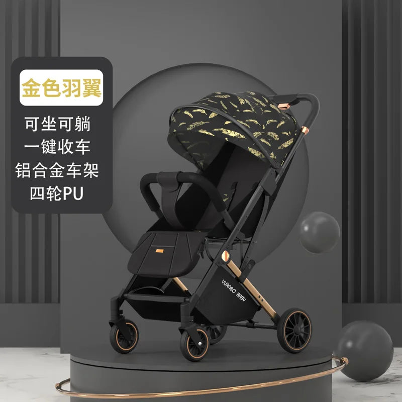 JMT-381130 Two-Way Baby Stroller with Cotton Fabric for Ages 6 Months to 3 Years