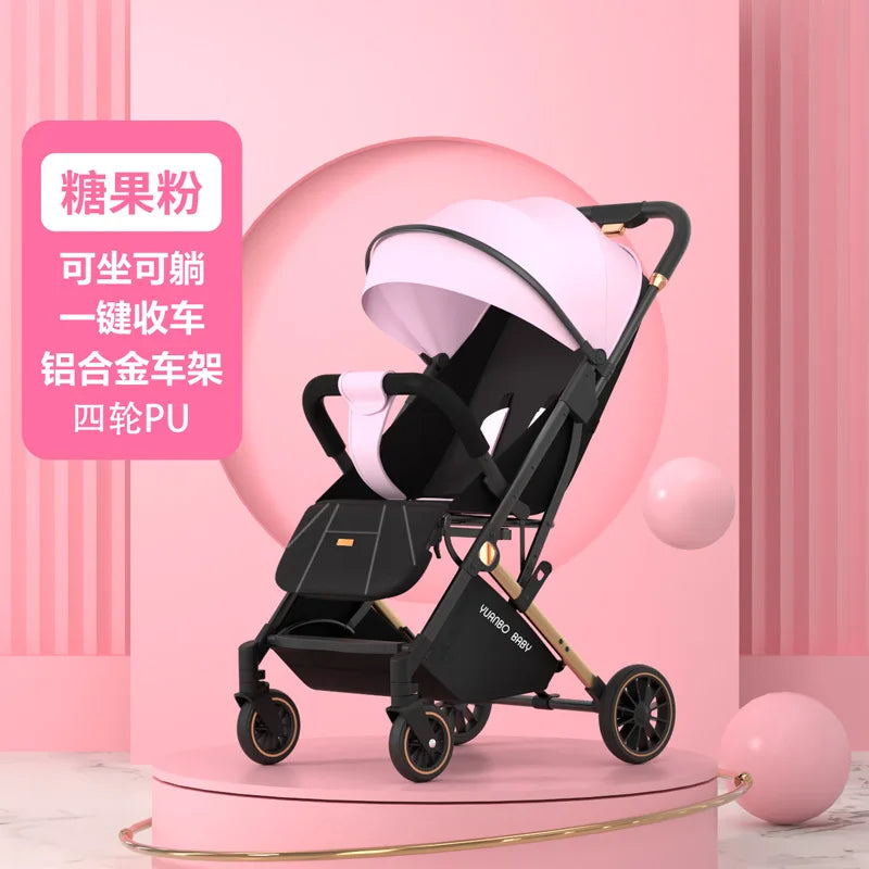 JMT-381130 Two-Way Baby Stroller with Cotton Fabric for Ages 6 Months to 3 Years