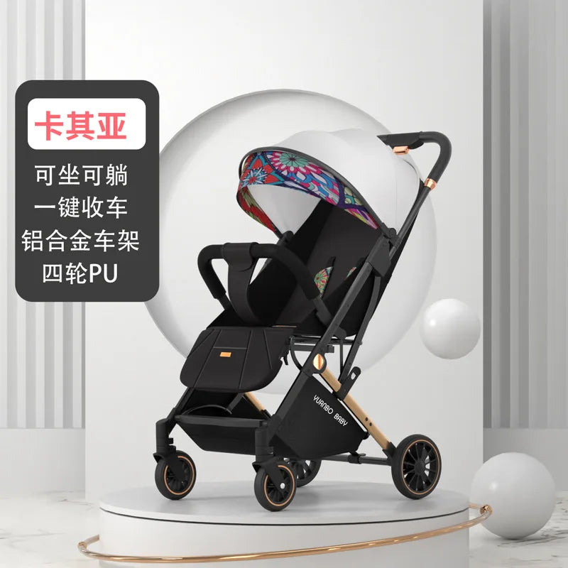 JMT-381130 Two-Way Baby Stroller with Cotton Fabric for Ages 6 Months to 3 Years