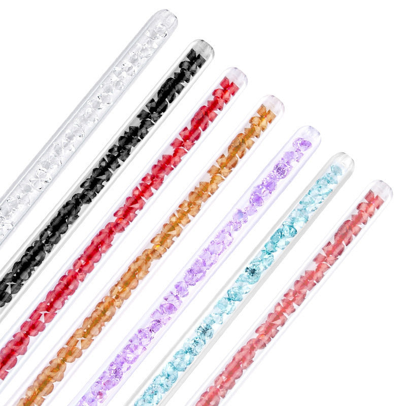 JMT-381258 Rhinestone Nail Art Drawing Pens - Set of 7 for Creative Nail Designs