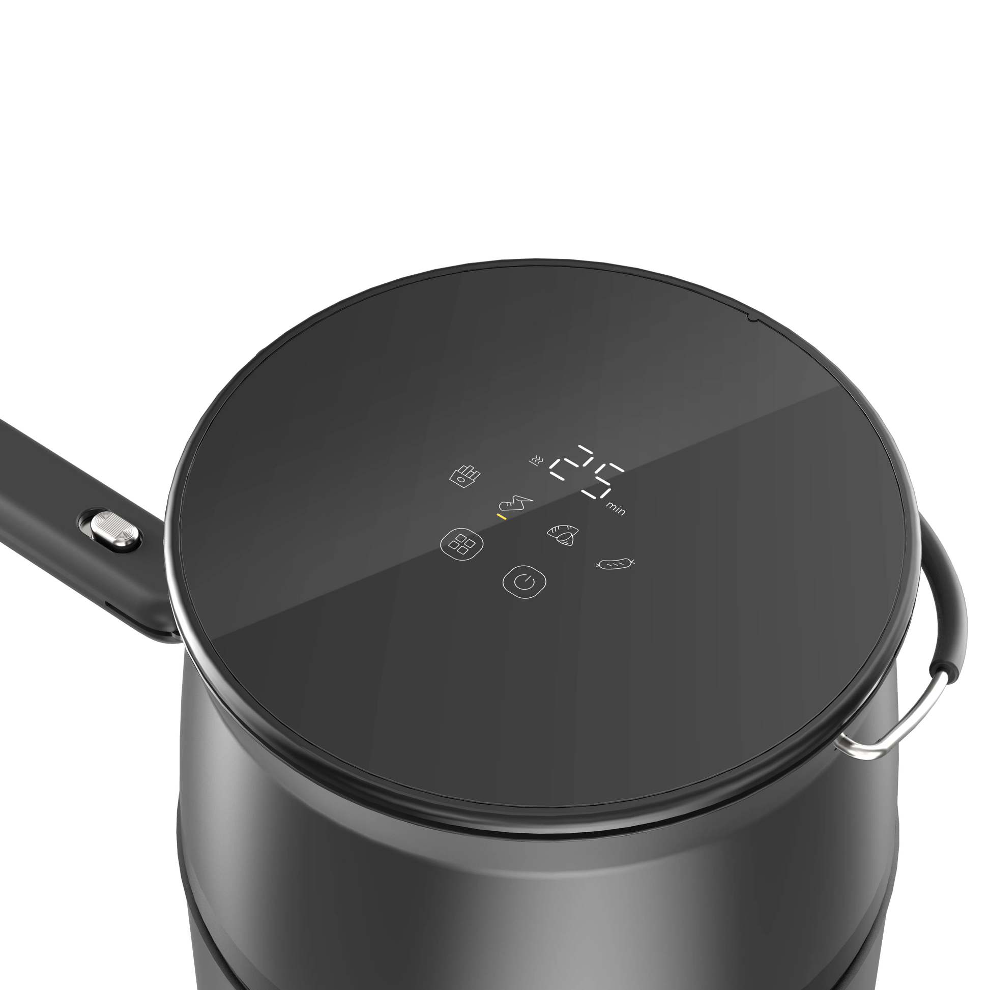 JMT-381706 Portable 2L Outdoor Air Fryer with Multifunctional Cooking Capabilities for Energy-Efficient Charcoal Use