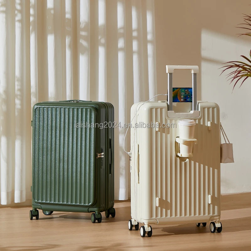 JMT-381834 Luxury Travel Suitcase Set with Silent Universal Wheels and Carry Bag for Adults