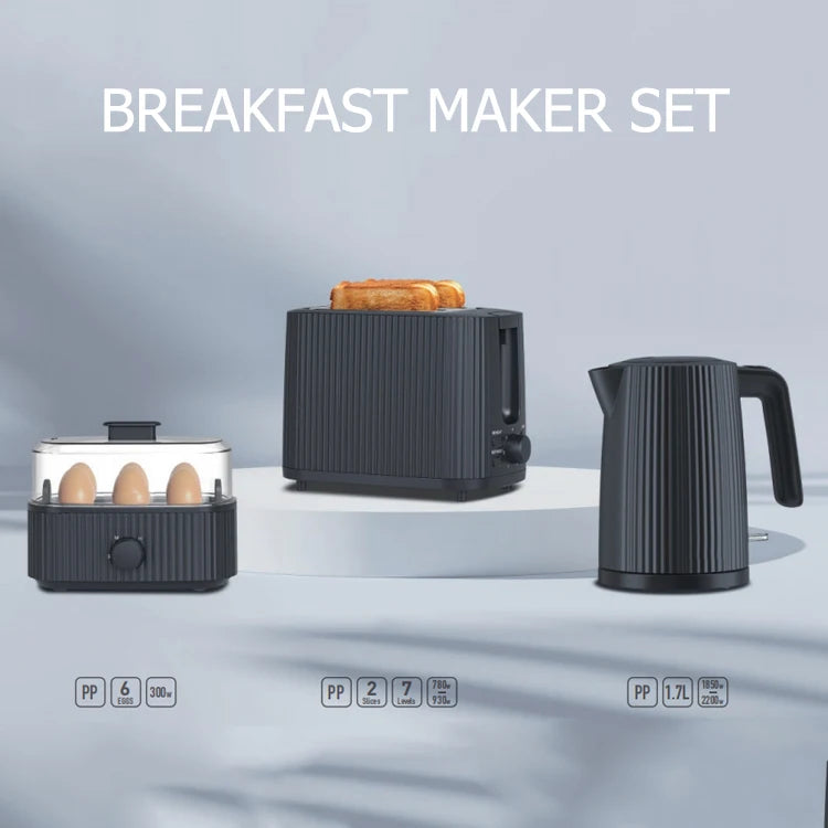JMT-381898 Modern 2-Slice Wide Slot Toaster for Efficient Breakfast Preparation in Black
