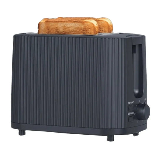 JMT-381898 Modern 2-Slice Wide Slot Toaster for Efficient Breakfast Preparation in Black