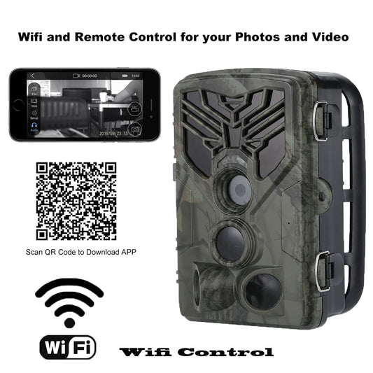 JMT-382026 20MP 1080P Live Wifi Bluetooth Hunting Camera with Remote App Control
