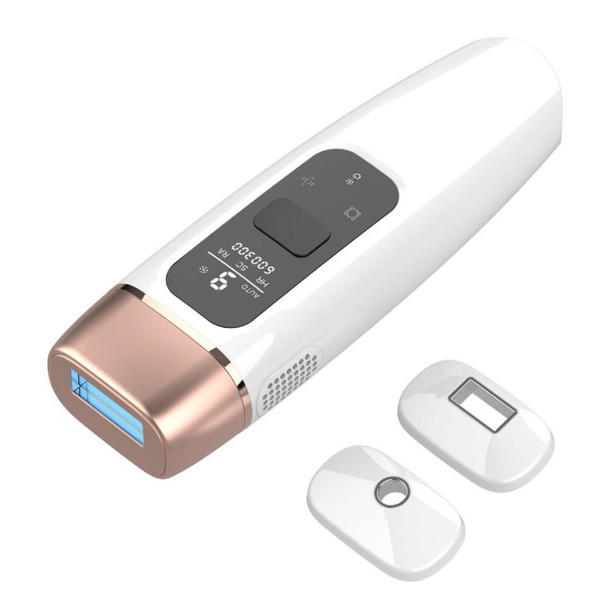 JMT-382090 Painless Whole Body Laser Hair Removal Device - AI-08, White, Plug-In, Lightweight & Compact
