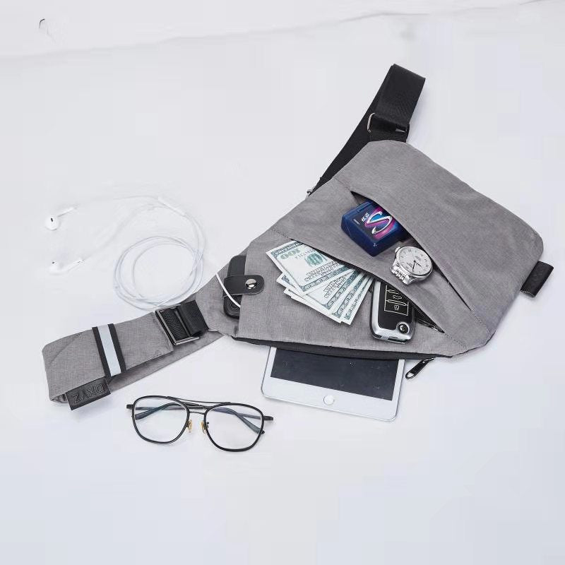 JMT-382282 Men's Anti-Theft Canvas Crossbody Bag with Multiple Color Options