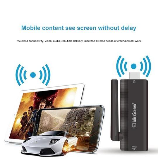 JMT-382282 Wireless HDMI Display Dongle with Full HD 1080P Mirroring and Cross-Platform Compatibility