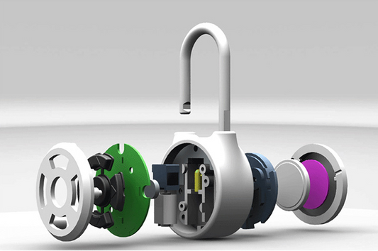 JMT-382922 Bluetooth Smart Padlock with Direction Button and Password Lock