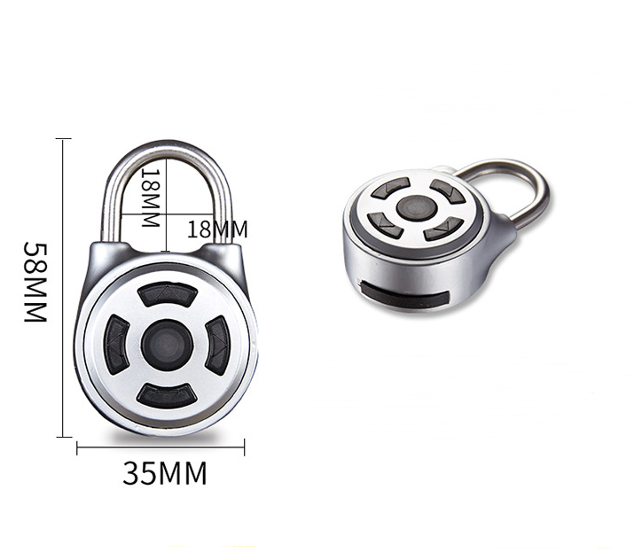 JMT-382922 Bluetooth Smart Padlock with Direction Button and Password Lock