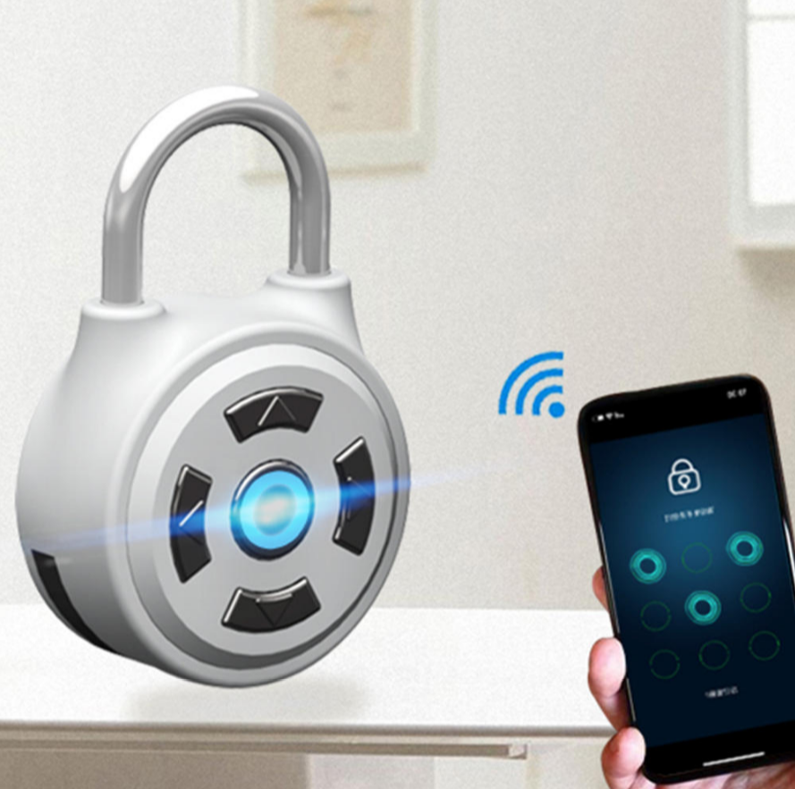 JMT-382922 Bluetooth Smart Padlock with Direction Button and Password Lock