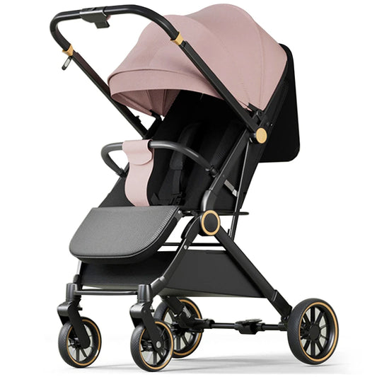 JMT-383114 Compact Lightweight Umbrella Stroller with Adjustable Canopy, Footrest and Backrest, Two-Way Folding Design