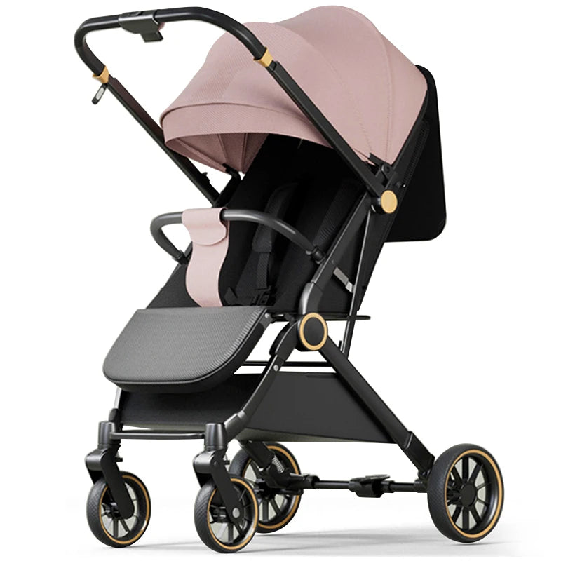 JMT-383114 Compact Lightweight Umbrella Stroller with Adjustable Canopy, Footrest and Backrest, Two-Way Folding Design
