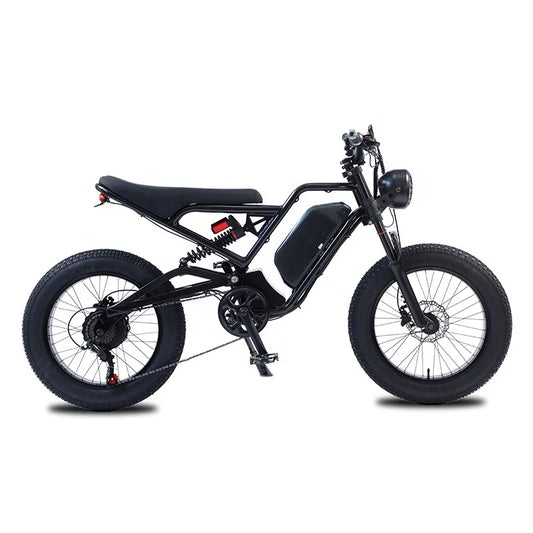 JMT-383178 1500W 20-Inch Electric Fat Tire Mountain Bike for Off-Road Adventures , Top Speed 27.9 mph