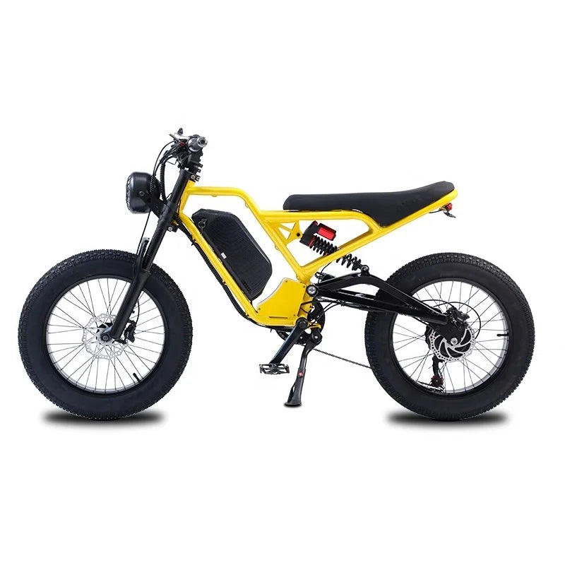 JMT-383178 1500W 20-Inch Electric Fat Tire Mountain Bike for Off-Road Adventures , Top Speed 27.9 mph