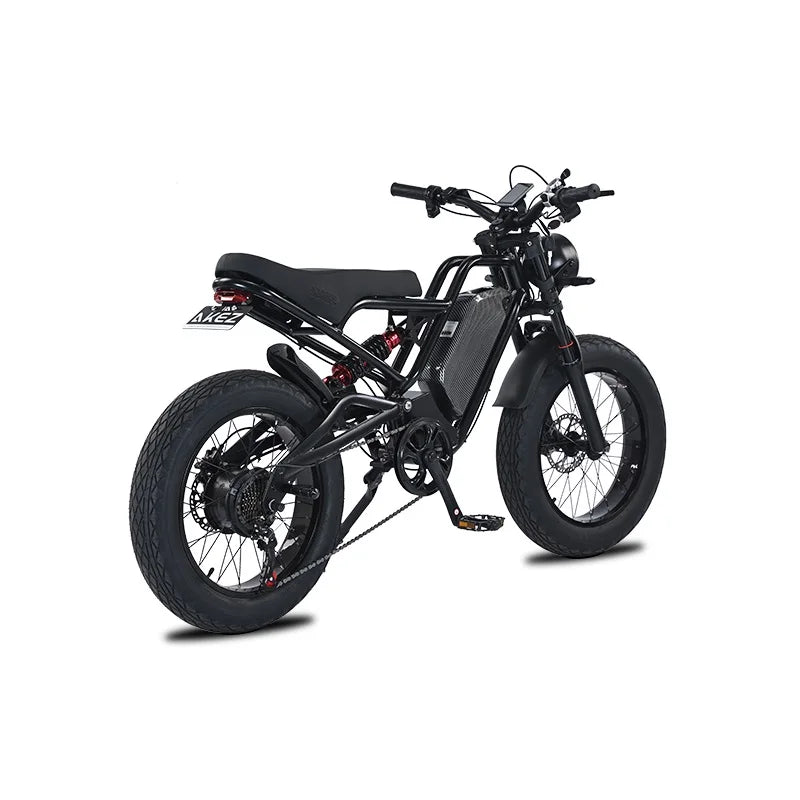 JMT-383178 1500W 20-Inch Electric Fat Tire Mountain Bike for Off-Road Adventures , Top Speed 27.9 mph