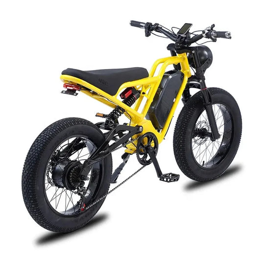 JMT-383178 1500W 20-Inch Electric Fat Tire Mountain Bike for Off-Road Adventures , Top Speed 27.9 mph