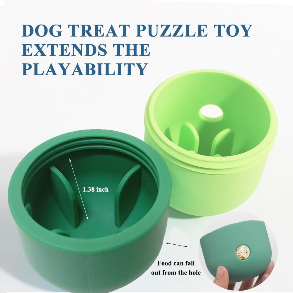 JMT-383242 Interactive Dog Treat Dispensing Puzzle Toy for Small to Medium Dogs - Promotes Healthy Digestion and Engages Natural Instincts