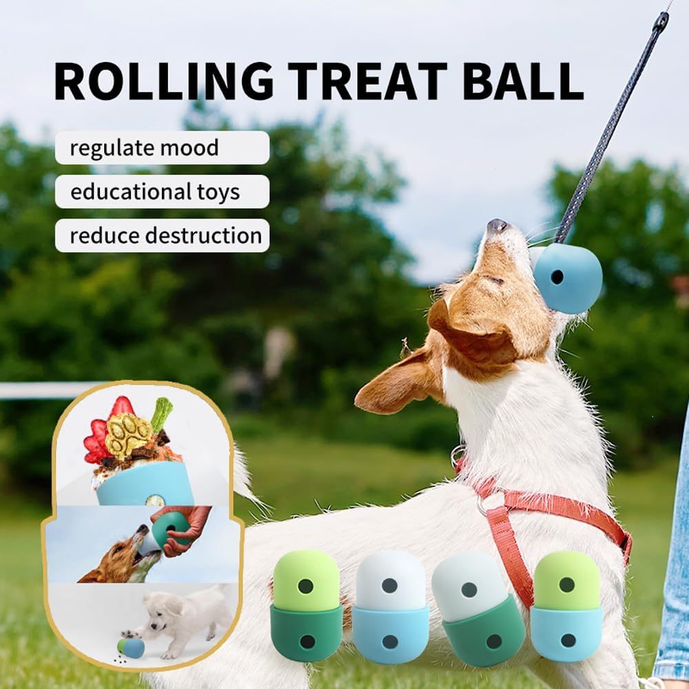 JMT-383242 Interactive Dog Treat Dispensing Puzzle Toy for Small to Medium Dogs - Promotes Healthy Digestion and Engages Natural Instincts