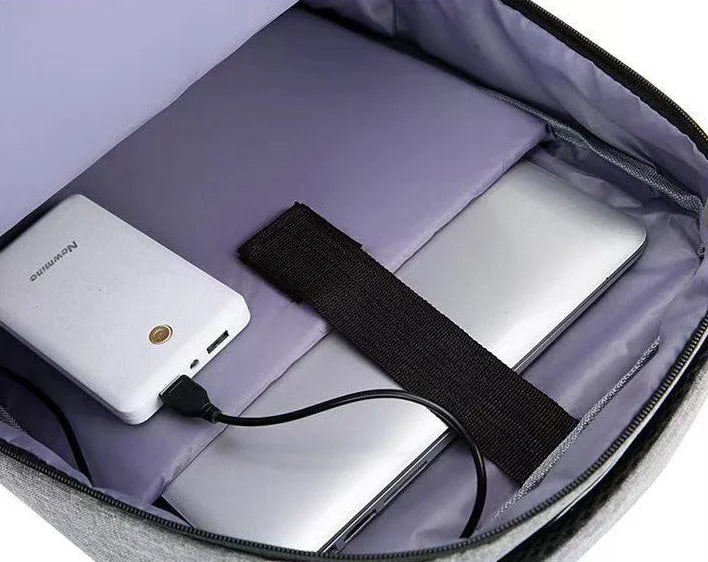 JMT-383434 High Capacity Waterproof Laptop Backpack with USB Charging Port