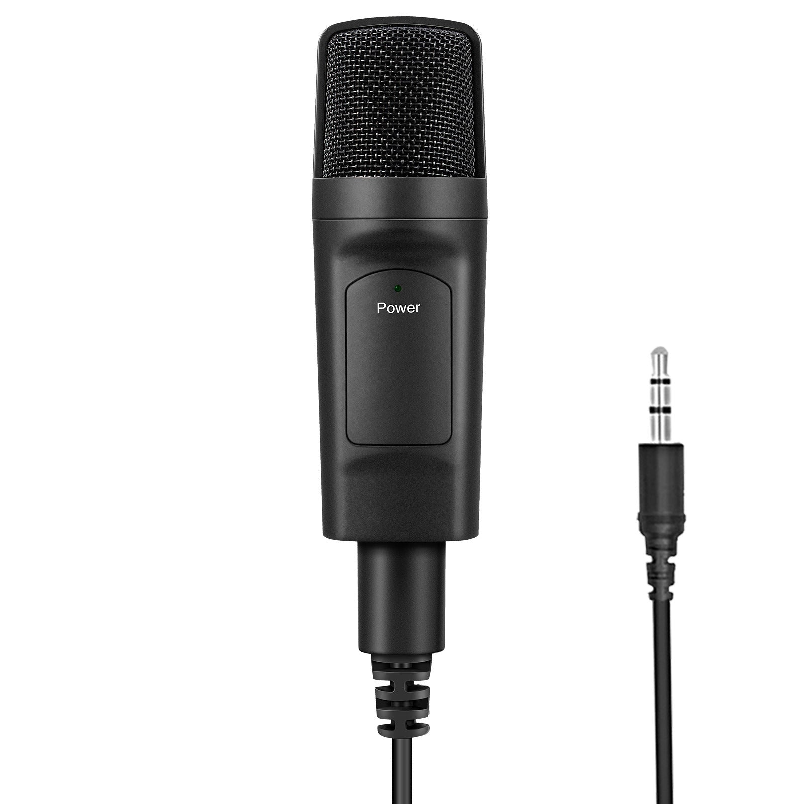 JMT-383434 USB Condenser Microphone for Desktop Live Recording - Omnidirectional Sound with Noise Reduction and Plug & Play Compatibility