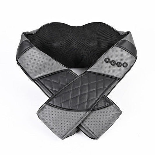 JMT-383498 Shiatsu Neck and Shoulder Massager with Heat and Adjustable Intensity, U-Shaped Design for Muscle Relief