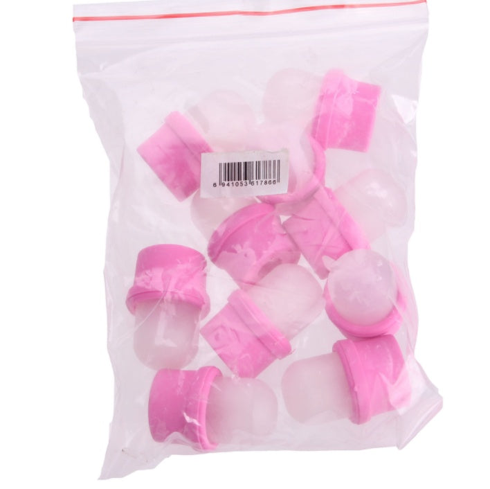 JMT-383562 10 Pcs Nail Soaker Set for Acrylic Removal and Nail Art Treatment