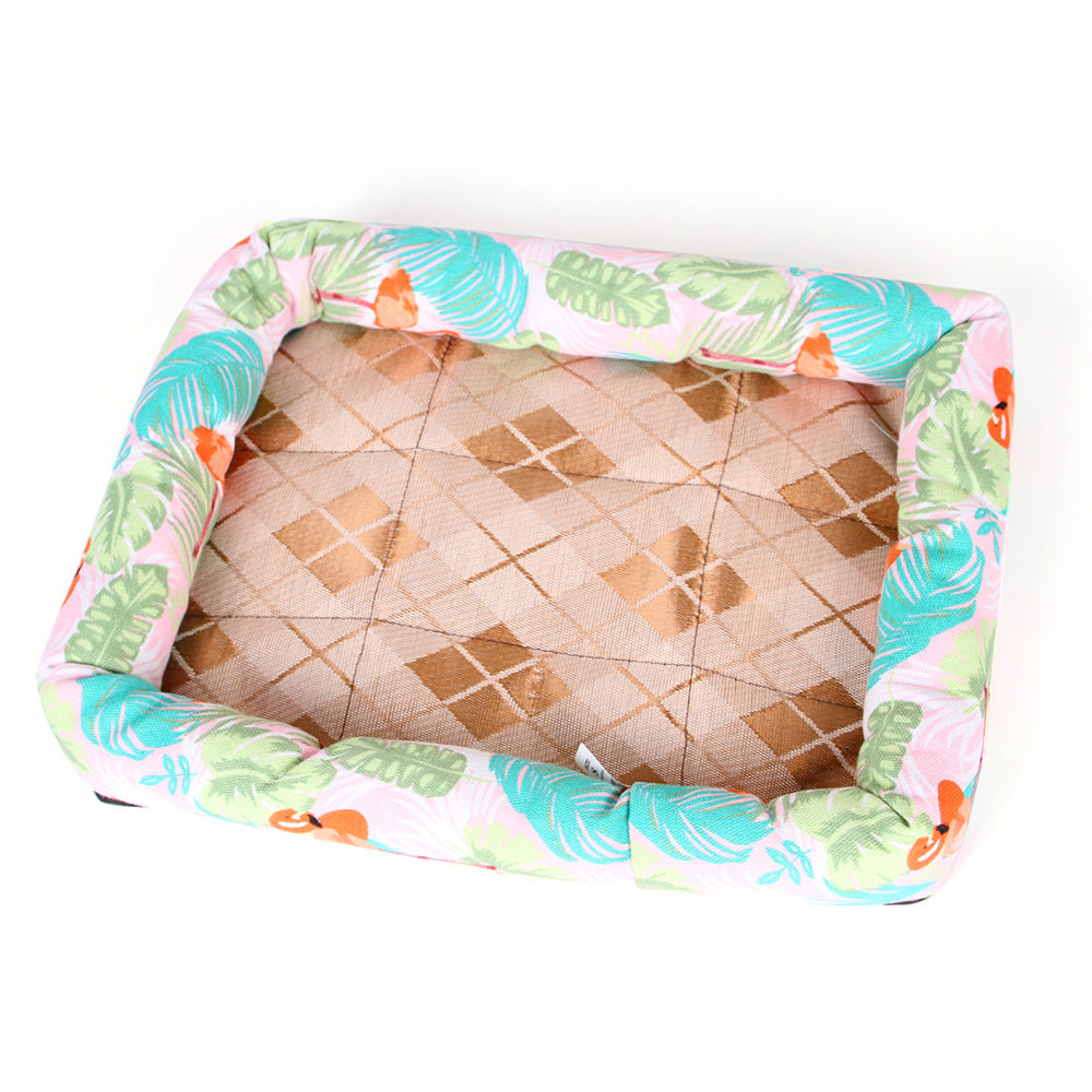 JMT-383562 Cooling Dog and Cat Mat - Ice Silk with Oxford Cloth & PP Cotton Filling - Multiple Sizes Available