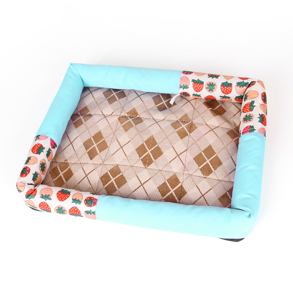 JMT-383562 Cooling Dog and Cat Mat - Ice Silk with Oxford Cloth & PP Cotton Filling - Multiple Sizes Available