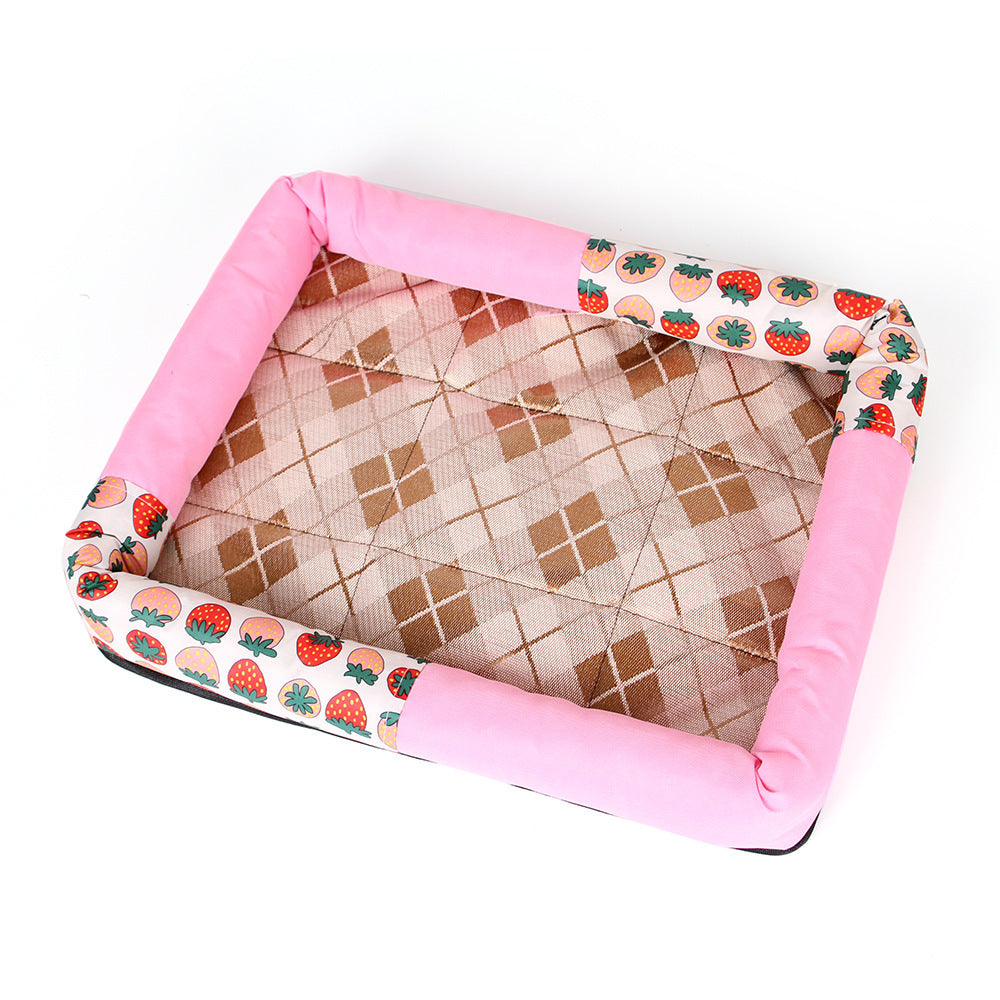 JMT-383562 Cooling Dog and Cat Mat - Ice Silk with Oxford Cloth & PP Cotton Filling - Multiple Sizes Available
