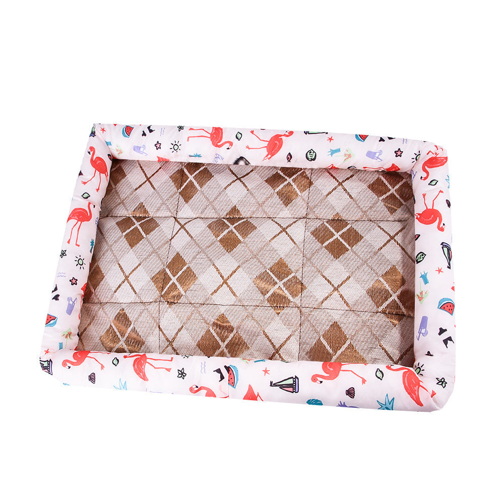 JMT-383562 Cooling Dog and Cat Mat - Ice Silk with Oxford Cloth & PP Cotton Filling - Multiple Sizes Available