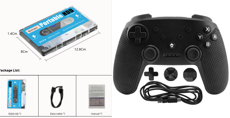 JMT-383562 Wireless Controller with Vibration and Six-Axis Motion for Switch and PC Compatibility