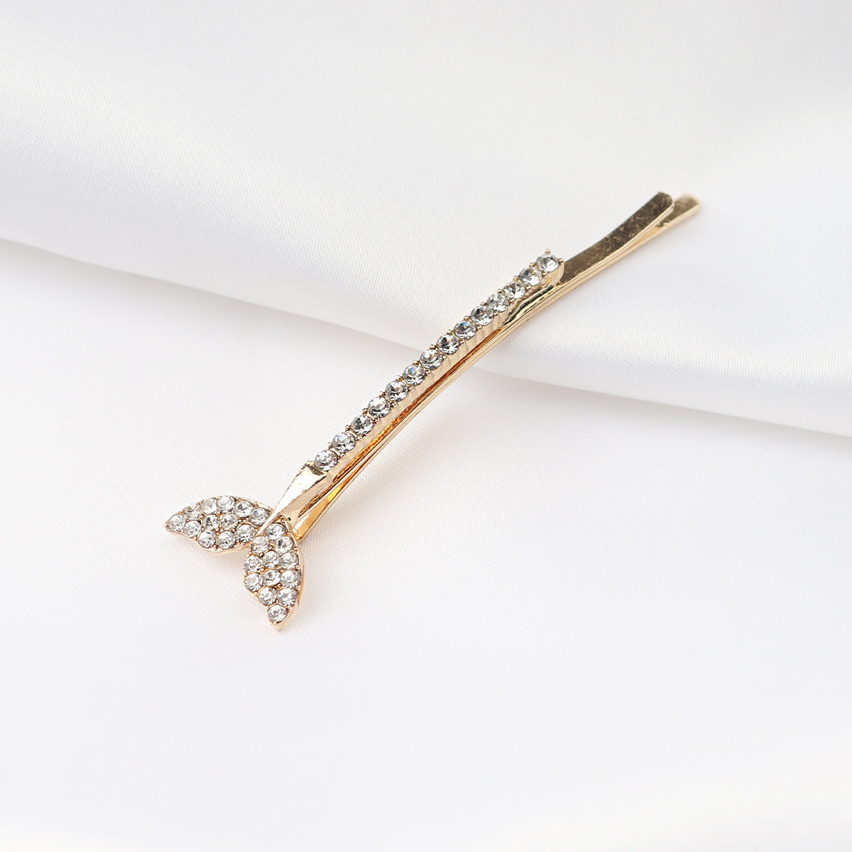 JMT-383626 Chic Alloy Rhinestone Hairpin with Alphabet Design for Women