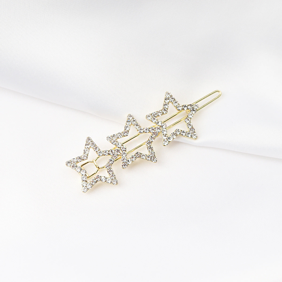 JMT-383626 Chic Alloy Rhinestone Hairpin with Alphabet Design for Women