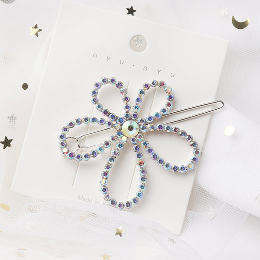 JMT-383626 Chic Alloy Rhinestone Hairpin with Alphabet Design for Women